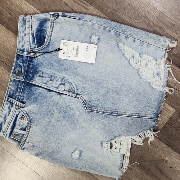 Skirt Jean distressed - Picture 2 of 5